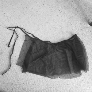 Black ballet skirt